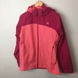 Adidas Climaproof Pink Rain Jacket